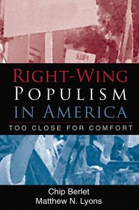 Cover of Right-Wing Populism in America by Chip Berlet and Matthew N. Lyons